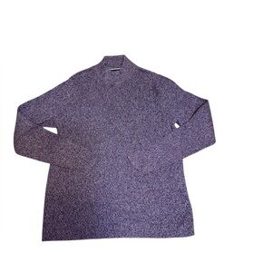 Karen Scott 100% cotton Purple Knit Garment Sweater‎ size small